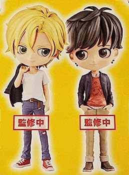 【中古】（非常に良い）BANANA FISH Q posket アッシュ・リンクス&奥村英二フィギュア 通常カラー 2種セット画像