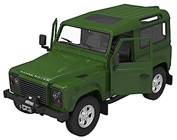 【中古】（非常に良い）1/14 RCカー ランドローバーディフェンダー グリーン 電動ラジオコントロール 14354｜IINEX