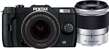 【中古】PENTAX デジタルミラーレス一眼 Q10 ダブルズームキット [標準ズーム 02 STANDARD ZOOM ・望遠ズーム 06 TELEPHOTO ZOOM] ブラック Q10 WZOOMKIT