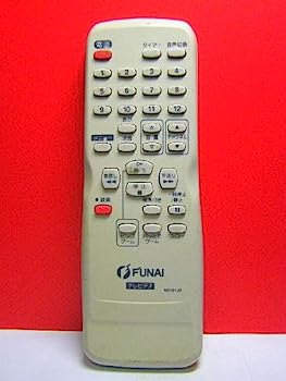 【中古】【非常に良い】フナイ テレビデオリモコン N0161JD 蓋無