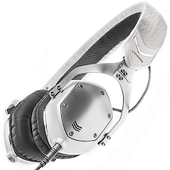 【中古】V - MODA XS小型上端ダンス楽隊折りたたみひな型noise-isolating金属元素受話器 XS-U-WSILVER