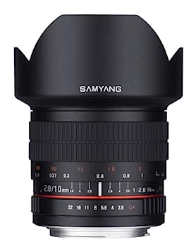 【中古】Samyang 10mm F2.8 ED AS NCS CS ウルトラ広角レンズ Pentax K および Samsung K マウント デジタル一眼レフカメラ用 (SY10M-P)