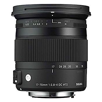 【中古】Sigma Contemporary 17-70mm F2.8-4 DC マクロOS HSMレンズ - ニコンマウント - インターナショナルバージョン (なし)