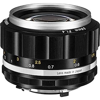 【中古】Voigtlander Nokton 58mm f/1.4 SL II S Ai-Sレンズ シルバー