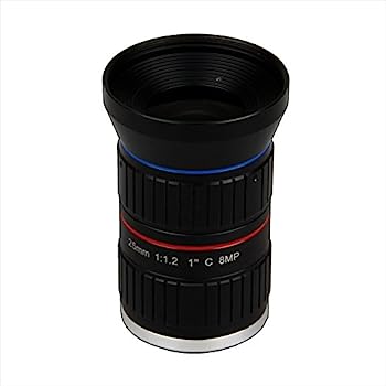 【中古】Quanmin Starlight 8メガピクセル HD 4K 1インチ 25mm F1.2 マニュアル ITS 道路交通監視 CCTVレンズ Cマウント 5MP 6MP 8 MP ボックス ボディセ 44,769円