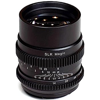 【中古】SLR Magic 75粍 f/1.4 盛りだくさんひな形 シネレンズ Sony Eマウント用 黒いこと