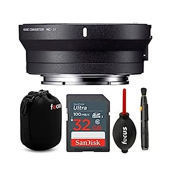 【中古】Sigma (シグマ) MC-11 マウントコンバーター/レンズアダプター Canon EFマウントレンズ Sony EからSony Eへ 32GB Ultra SDHC UHS-I メモリーカー｜IINEX