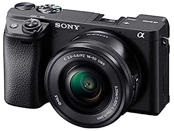 【中古】（非常に良い）Sony Alpha A6400 Mirrorless Digital Camera [with 16-50mm Lens] International Version (Black)