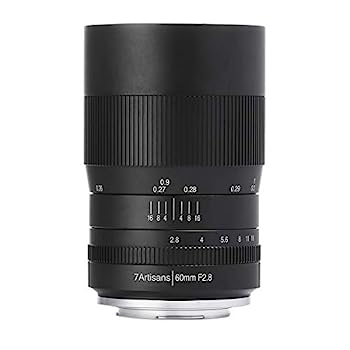 【中古】七工匠 7Artisans 60mm F2.8 Macro EF-M EOS-M ブラック レンズ