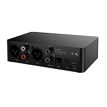 【中古】SONCOZ LA-QXD1 HiFiオーディオデジタルアナログコンバーターUSB DACバランスES9038Q2M32ビット/ 768 kHz PCM / DSD512 XMOS、XLR/USB/オプト/同