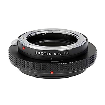 【中古】SHOTEN マウントアダプター NFG-FG (ニコンFマウント（Gタイプ対応）レンズ → 富士フイルムGFX Gマウント変換) 絞りリング付き