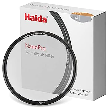 【中古】ハクバ Haida ナノプロ ミストブラック フィルター 1/4 (軟調)82mm HD4651-82 6972288553445 コントラストを押さえソフト描写に 効果の強い1/4|IINEX