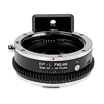 【中古】フォトディオックス 電子マウントアダプター EF-LT-FSN-NDT (キヤノンEFマウントレンズ &rarr; Lマウント(バヨネット)変換）可変式NDフィルター(ND4-｜IINEX