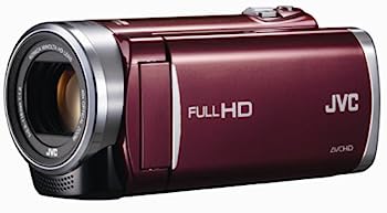 【中古】JVCKENWOOD JVC ビデオカメラ EVERIO GZ-E220 内蔵メモリー 8GB レッド GZ-E220-R|IINEX