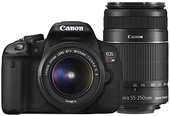 【中古】（非常に良い）Canon デジタル一眼レフカメラ EOS Kiss X6i ダブルズームキット EF-S18-55ｍｍ/EF-S55-250ｍｍ付属 KISSX6i-WKIT
