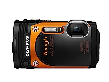 【中古】（人並み外れたに似つかわしい）OLYMPUS デジタル写真機 STYLUS TG-860 Tough オレンジ色 雨合羽動作15ｍ モビール式液晶管する TG-860 ORG