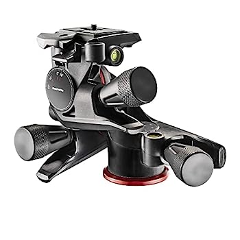 【中古】Manfrotto 3ウェイ雲台 XPROギア3WAY雲台 性格なフレーミングを実現できるギア雲台 クイックリリースプレート付属 最大耐荷重4kg 自重750g アダ