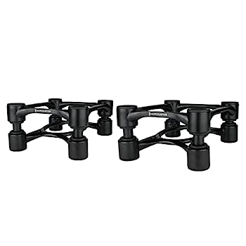 【中古】（非常に良い）IsoAcoustics スピーカースタンド Aperta Black (ブラックカラーモデル) ペアセット