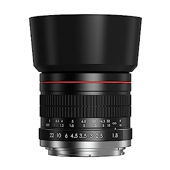 【中古】（非常に良い）Lightdow 85mm F1.8 ミディアム望遠マニュアルフォーカスフルフレーム ポートレートレンズ Nikon D7500 D7200 D5600 D5500 D5300 D5200 D5100 D3｜IINEX