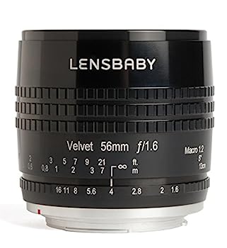 【中古】Lensbaby LB-V56BM 天鵞絨56in水晶体 マイクロフォーサーズカメラ用