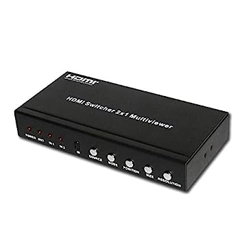 【中古】DAIAD HDMI PIP うつり変わり器 2画面取りわける 2インプット 1最終生産物 1080p 60サイクル 管する ワイプ見せびらかす ピクチャインピクチャ 遠隔操作