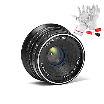 【中古】7artisans 25mm F1.8 手動フォーカス 単焦点レンズ 適合機種: ソニー Eマウントカメラ A7 A7II A7R A7RII A7S A7SII A6500 A6300 A6000 A5100 A5