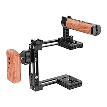 【中古】（非常に良い）CAMVATE ユニバーサル調節可能カメラケージ 右ハンドルと左ハンドルカメラ用 (左ハンドルグリップのみ付属) - 1726