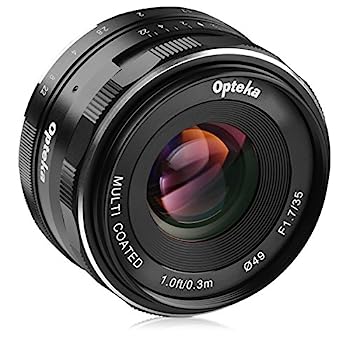 【中古】（非常に良い）Opteka 35mm f/1.7 HD MC マニュアルフォーカス プライムレンズ Fuji Xマウント APS-C デジタルカメラ用｜IINEX