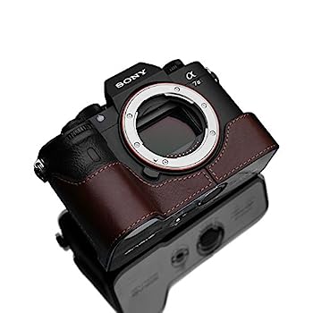 【中古】GARIZ SONY α9/α7R III/α7 III 兼用 本革写真機入れもの XS-CHA7M3BR 赤銅色