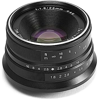 【中古】7artisans 光電気 25mm f/1.8 レンズ Sony E用 ブラック｜IINEX