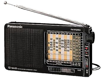 【中古】（非常に良い）パナソニック ワールドバンドラジオ 海外放送・国内放送受信ラジオ ブラック RF-B11-K｜IINEX