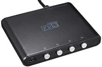【中古】（非常に良い）プリンストン 4ポートHDMI切換器 デジ像HDMI-BOX版 PHM-SW401