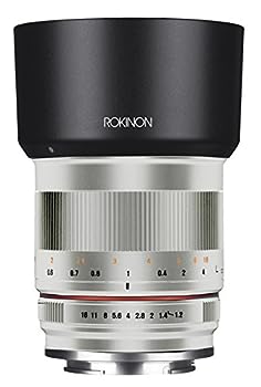 【中古】（非常に良い）Rokinon rk50?m-e-sil 50?mm f1.2?as UMC High Speedレンズfor Sony (シルバー)