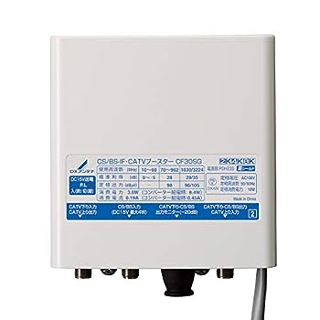 【中古】（非常に良い）CS/BS-IF･CATVブースター（30dB形上りパス）［2K・4K・8K対応］ CF30SG｜IINEX