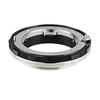 【中古】（非常に良い）SHOTEN マウントアダプター LM-CR M (EX) (B) (ライカMマウントレンズ → キヤノンRFマウント変換) ヘリコイド付き, ブラック