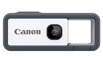 【中古】（人並み外れたに好いたらしい）Canon 写真機 iNSPiC REC 薄墨色 (小型/雨合羽/耐久) アソビカメラ FV-100 GRAY