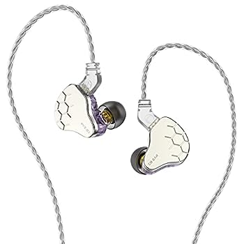 【中古】（非常に良い）KBEAR Lark インイヤーモニター 1BA 1DD KINBOOFI デュアルドライバー HiFi イヤホン ヘッドホン 2ピンケーブル付き ミュージシャン教会用 (マー｜IINEX