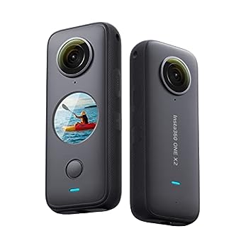 【中古】（人並み外れたに好いたらしい）Insta360 ONE X2 押し並べて版-インスタ360 360度全天空 動き写真器 LCDタッチスクリーン 運動競技写真器10m雨合羽IPX8 HDR 5.7K FlowState兼ね合い化