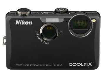 【中古】（人並み外れたに似つかわしい）Nikon デジタル写真機 COOLPIX (クールピクス) S1100pj 黒いこと S1100PJBK 1410万絵素 光学5倍望遠レンズ 広角28粍 3型タッチパネル液晶プロジェク