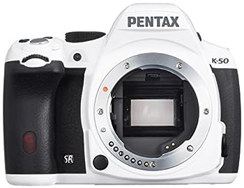 【中古】(非常に良い)RICOH デジタル一眼レフ PENTAX K-50 ボディ ホワイト K-50 BODY WHITE 10930|IINEX