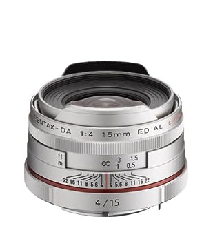 【中古】（非常に良い）Pentax 21480 HD DA Objectif 15 mm f/4.0 Argent