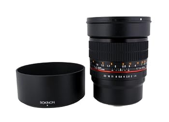【中古】（非常に良い）Rokinon 85mm F1.4 非球面レンズ