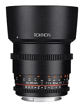 【中古】（非常に良い）Rokinon Cine DS DS85M-N 85mm T1.5 AS IF UMCフルフレームシネ固定レンズ ニコン用