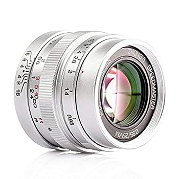 【中古】（非常に良い）Zhongyi Mitakon Speedmaster 25mm f/0.95 マイクロフォーサーズカメラ用 OMD GH4 EM1 - シルバーカラー