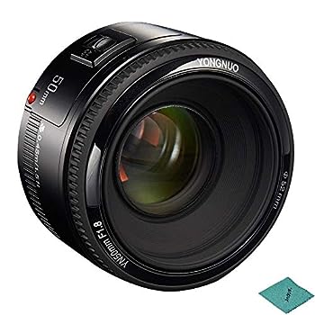 【中古】（非常に良い）YONGNUO YN50mm F1.8 標準プライムレンズ 大口径オートフォーカスレンズ Canon EFマウントRebel DSLRカメラ対応 (CXK5648617516965WD)｜IINEX