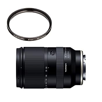 【中古】（非常に良い）[セット品]タムロン(TAMRON) 28-200mm F/2.8-5.6 Di III RXD A071 ソニーEマウント用高倍率ズームレンズ＆マルミレンズ保護フィルター 2点セット