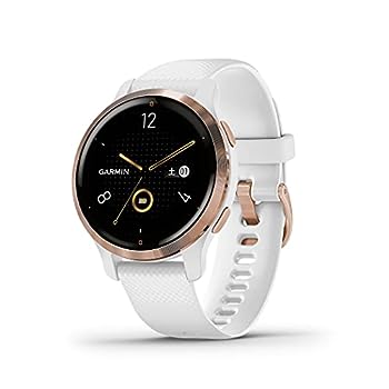 【中古】（非常に良い）GARMIN(ガーミン) スマートウォッチ GPS Venu 2S White/Rose Gold【日本正規品】 010-02429-63 小｜IINEX