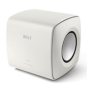 【中古】（非常に良い）KEF KC62 サブウーファー / 1,000ワット / クラスDアンプ搭載 / 6.5インチフォースキャンセリングドライブユニット / ホワイト white