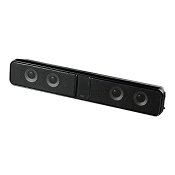 【中古】(非常に良い)サンワサプライ 液晶テレビ・パソコン用サウンドバースピーカー MM-SPSBA2N2 ブラック|IINEX