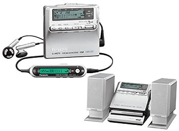 【中古】（人並み外れたに好いたらしい）Panasonic SJ-MR270-S 携帯型MD電気蓄音機 しろがね色
